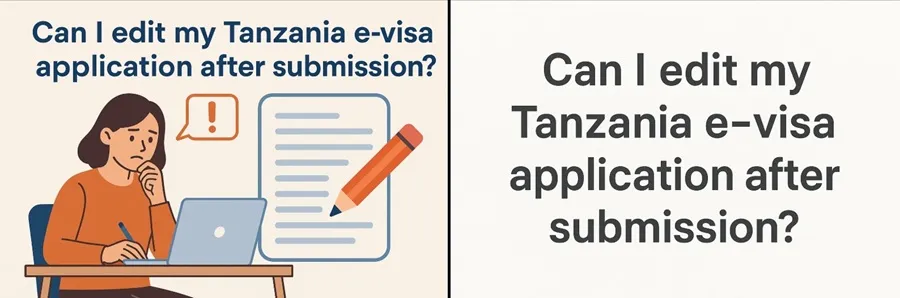 Can I Edit My Tanzania Evisa Application After Submission