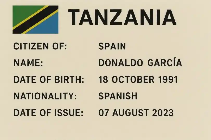 The Tanzania Visa on Arrival allows Spanish travelers to obtain a visa directly at entry points such as international airports, land borders, and seaports. It is designed for tourists, business travelers, and visitors who could not apply for the Tanzania eVisa in advance. The Tanzania Visa on Arrival, eligibility, requirements, fees, and entry points. Updated 2025 guide for Spanish tourists and business travelers. Available at Dar es Salaam, Kilimanjaro, Zanzibar airports, and certain land borders (longer queues possible).