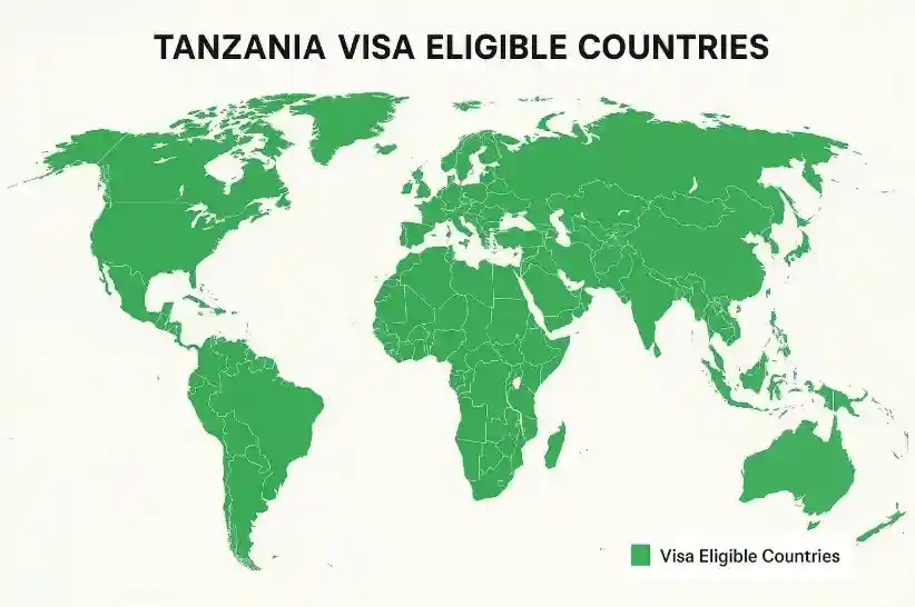 Find out which nationalities are eligible for the Tanzania e-Visa in 2025.