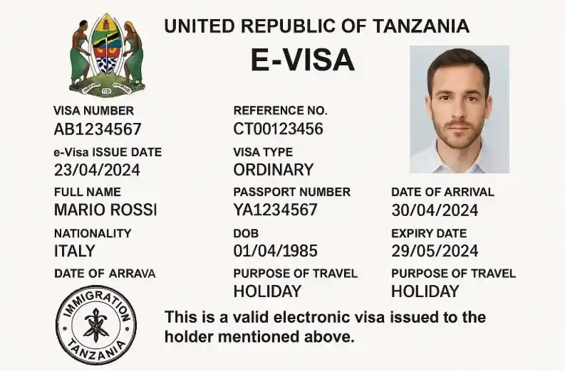 Tanzania Visa on Arrival allows eligible travelers to obtain a visa directly at entry points such as international airports, land borders, and seaports. Travelers who prefer faster clearance should apply for the Tanzania eVisa online in advance.