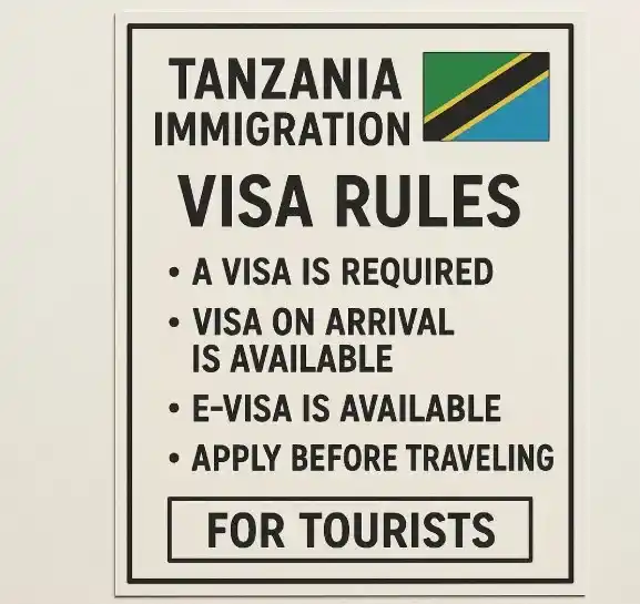 Zanzibar visa eligibility with Tanzania eVisa