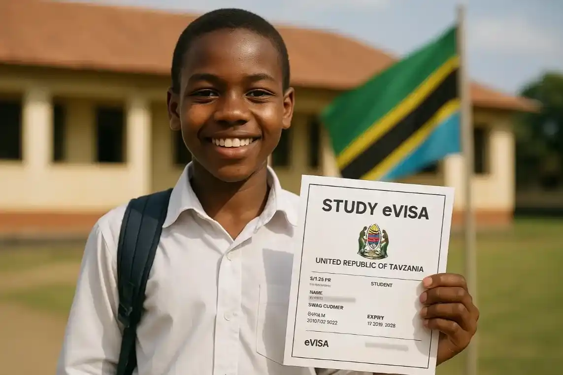 “How to get a student visa for Tanzania”, “Tanzania student visa fees”, and “Tanzania study visa requirements 2025.”